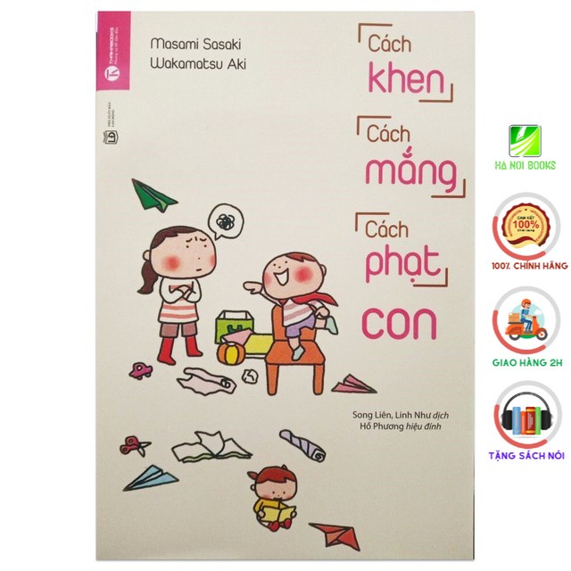 Sách - Cách Khen, Cách Mắng, Cách Phạt Con - Thái Hà Books