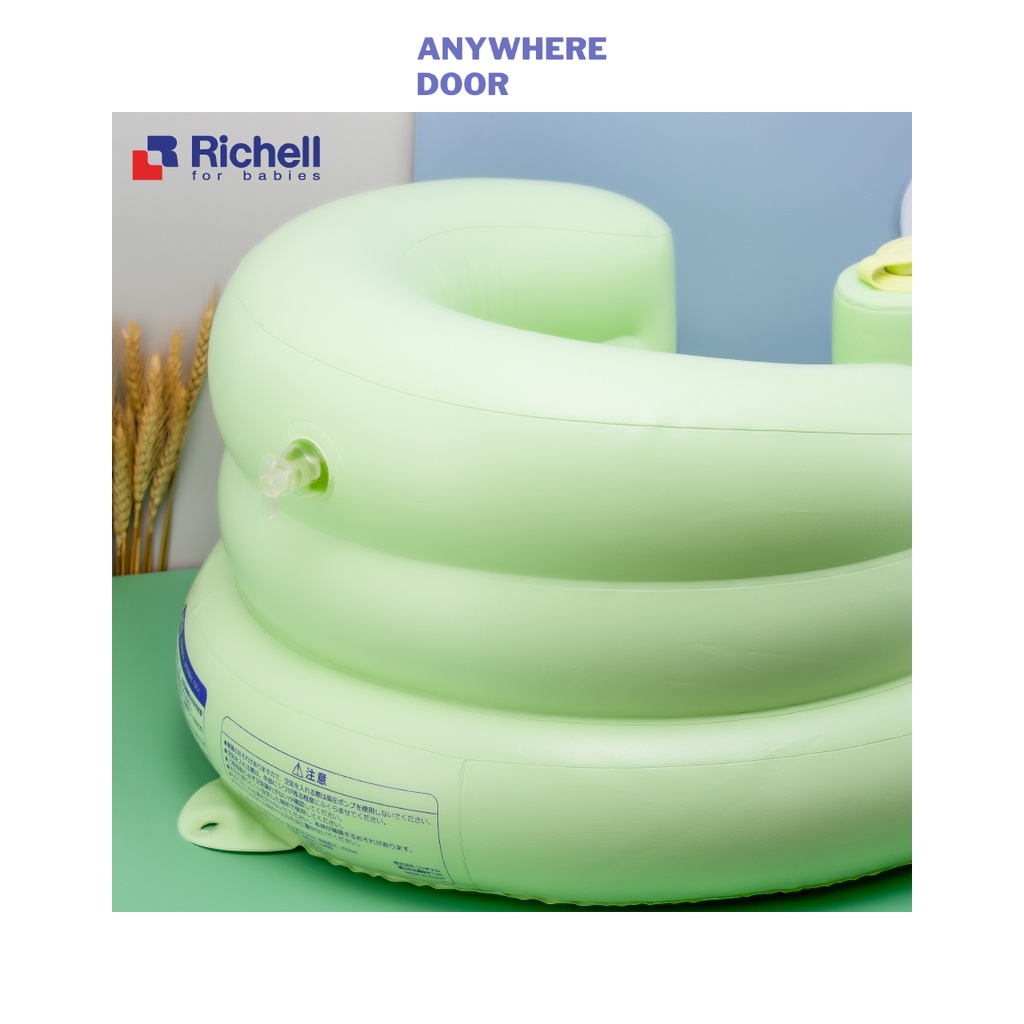 Ghế hơi tập ngồi Richell cho bé 7-24M