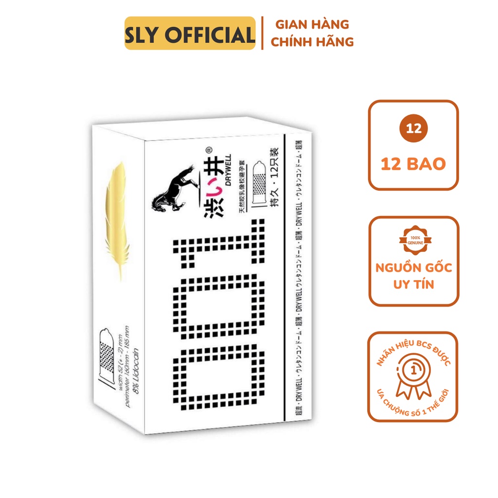 Bao Cao su Nhật Gai Nổi, Siêu mỏng Vượt Trội CONDOM 001 - 8% LIDOCAIN KÉO Dài thời gian quan hệ