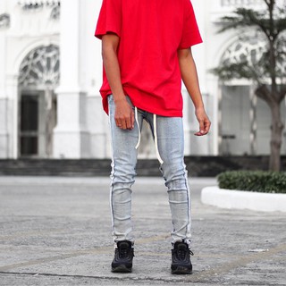 QUẦN JEAN ZIPPER DISTRESS