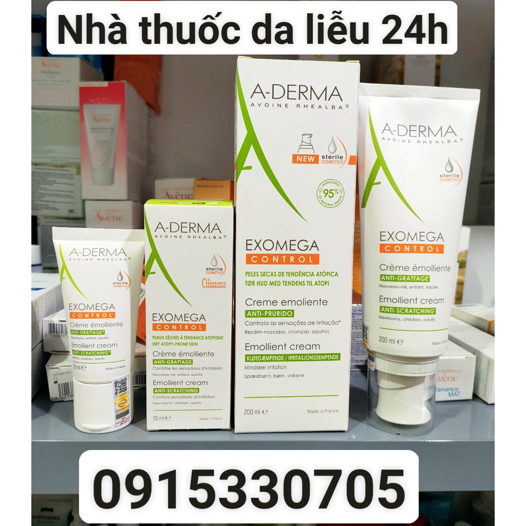 Kem dưỡng Aderma exomega control cream A-derma