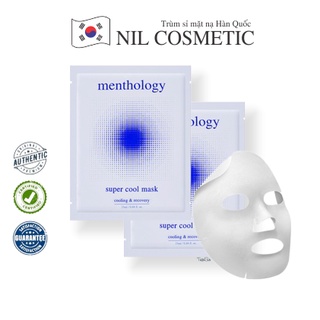 Mặt Nạ Làm Lạnh Tê Mát Da Menthology Super Coo Mask 25ml (1 Miếng)