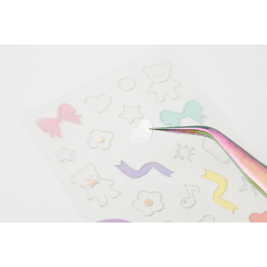 Sticker ARTBOX Hàn Quốc Gấu Hologram Dễ Thương