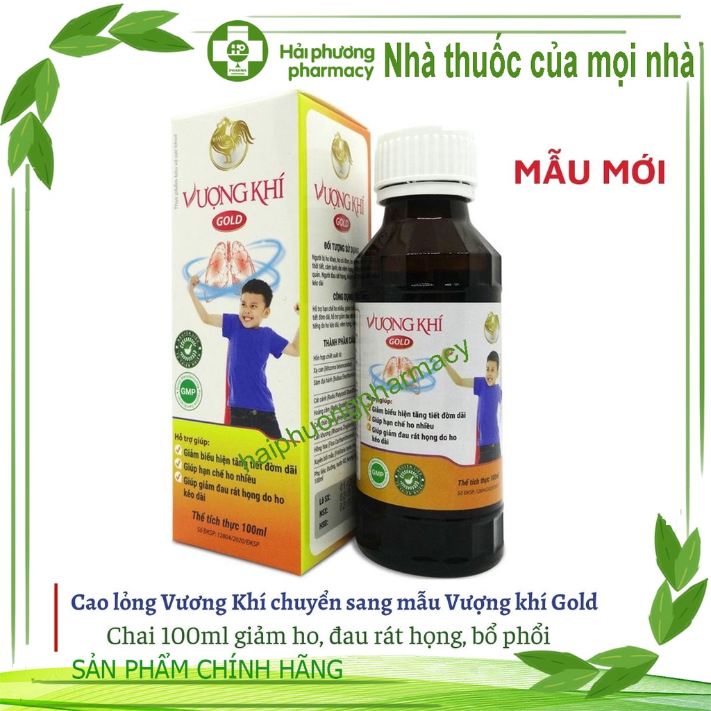 Cao Lỏng Vượng Khí - Giúp bổ phế, giảm ho, loãng đờm làm ấm hô hấp, giảm đau rát họng