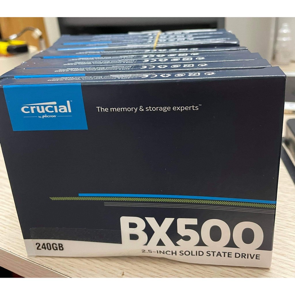 Ổ cứng SSD Crucial BX500 240GB 2.5inch SATA III CT240BX500SSD1 - bảo hành 36 tháng | BigBuy360 - bigbuy360.vn