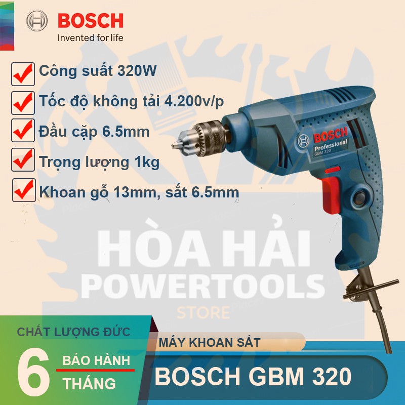 Máy khoan sắt Bosch GBM 320