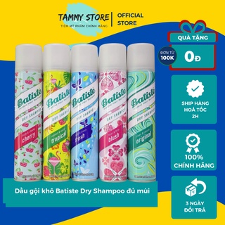 Dầu gội khô Batiste Dry Shampoo đủ mùi