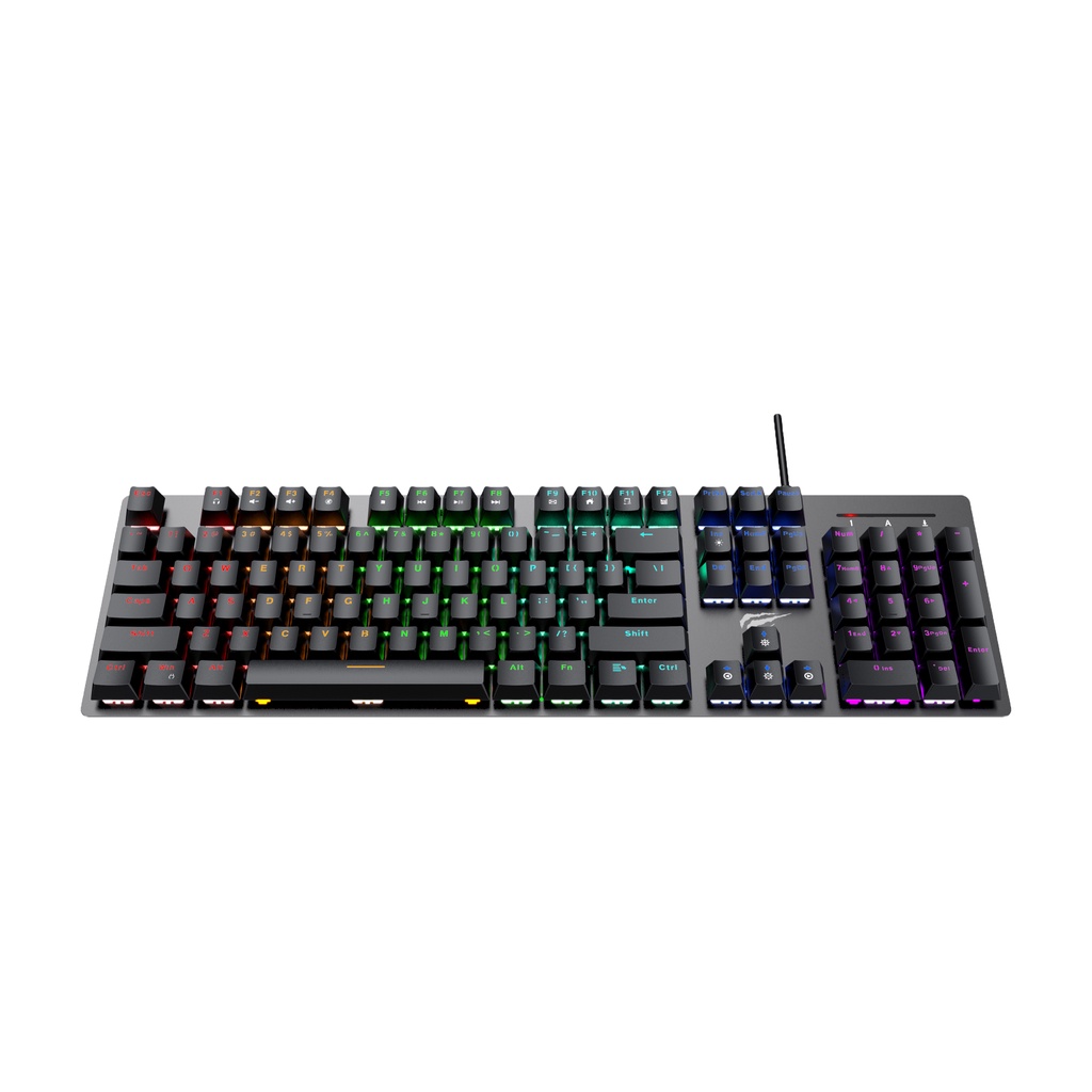 Bàn Phím Cơ  Gaming Havit KB858L / KB869L - Bảo Hành 1 Đổi 1 12 Tháng