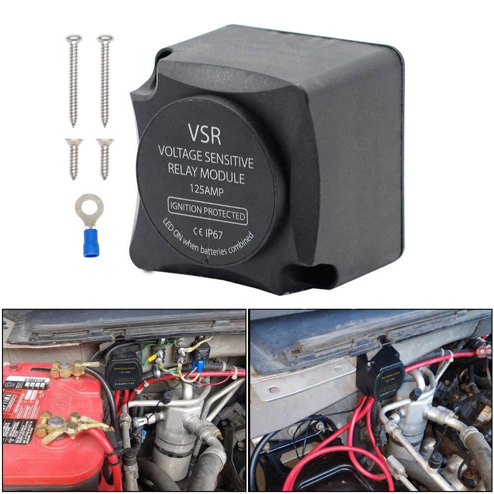 Rơ Le Sạc Pin Kép Cách Ly Thông Minh Cho Xe Hơi RV