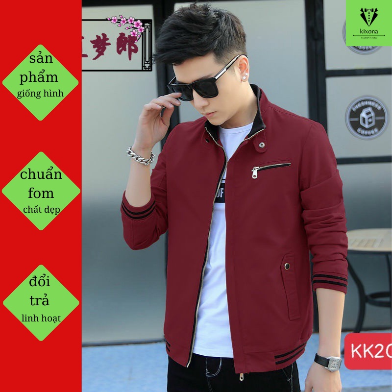 Áo Khoát Kaki Nam Cao Cấp Mẫu mới đẹp Chất Kaki Jean đẹp siêu bền KIXONA 20