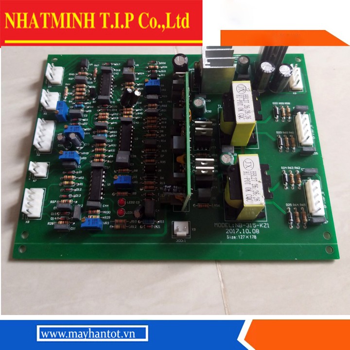 Bo điều khiển+ bo nguồn động cơ ra dây cho máy máy hàn mig js 270