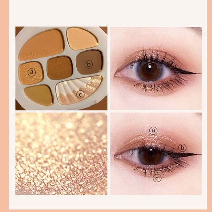 Bảng phấn mắt vân đá 7 ô Maffick mẫu mới Sena Beauty | BigBuy360 - bigbuy360.vn