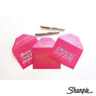 Bút marker ánh kim Sharpie Metallic - Silver (Bạc)