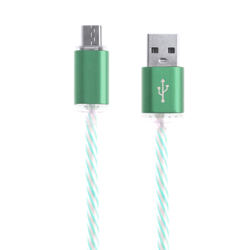 Dây Cáp Sạc Micro USB Có Đèn LED Cho Điện Thoại Samsung S7 S6 LG G4 G3 Android