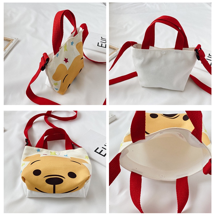 Túi đeo chéo mini cho bé trai bé gái Hạ Băng Designs, túi xách mini trẻ em đựng tiền điện thoại - Disney