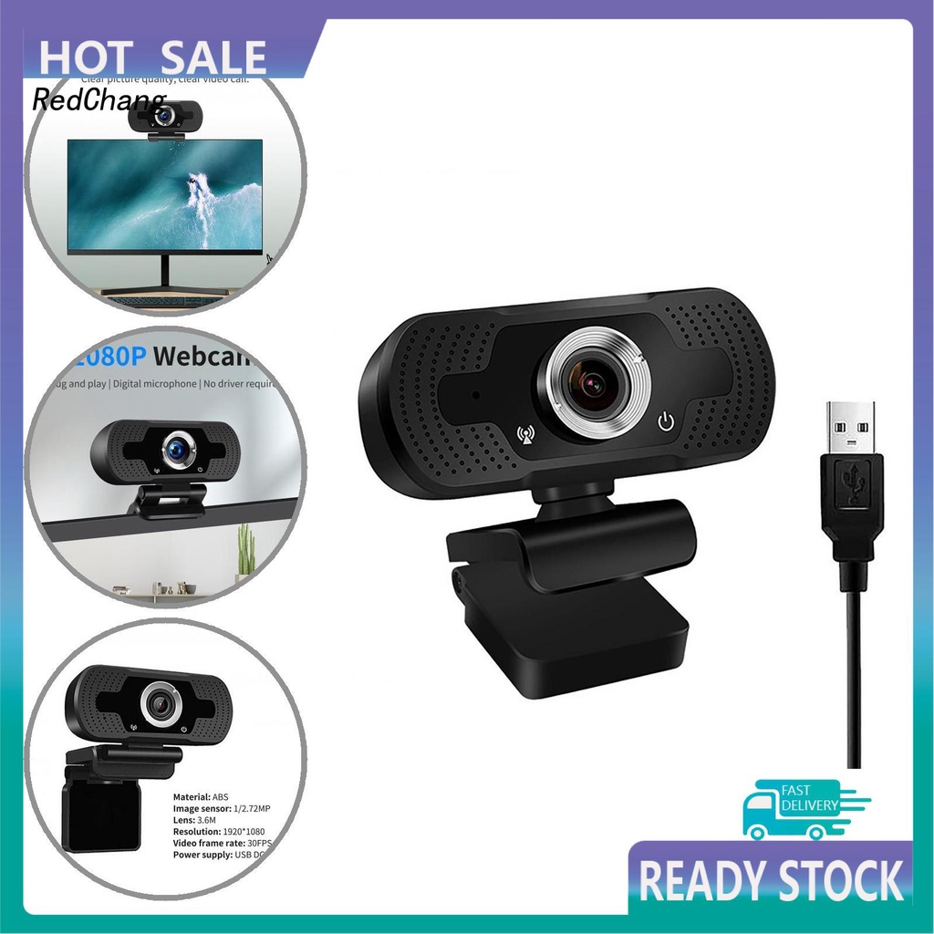 Webcam kỹ thuật số độ phân giải 1080P cổng USB không cần trình điều khiển