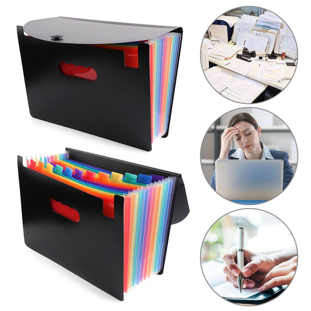 PISTA Bìa Đựng Hồ Sơ Khổ A4 Có Thể Gấp Gọn Tiện Dụng