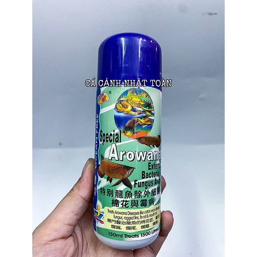 SPECIAL AROWANA EXTERNAL BACTERIA SỐ 3 250ML OCEAN FREE CHO CÁ RỒNG NẤM, RÁCH VÂY, THỐI VÂY