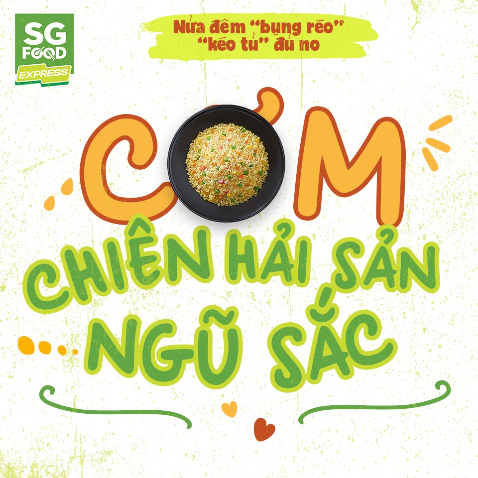 Cơm chiên hải sản ngũ sắc 200g