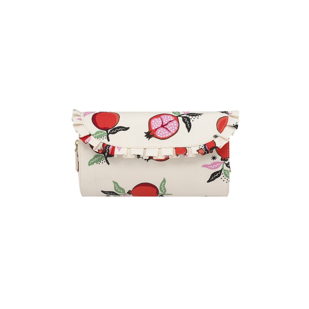 Cath Kidston - Túi đựng mỹ phẩm/Beauty Organiser Roll - Pomegranate - Cream -1049626
