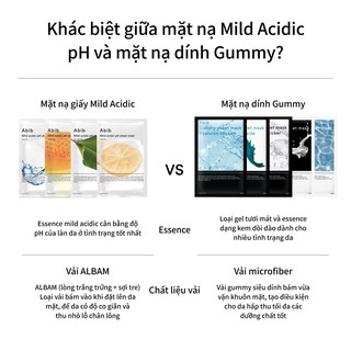 10 Miếng Mặt Nạ Sữa Gummy Abib