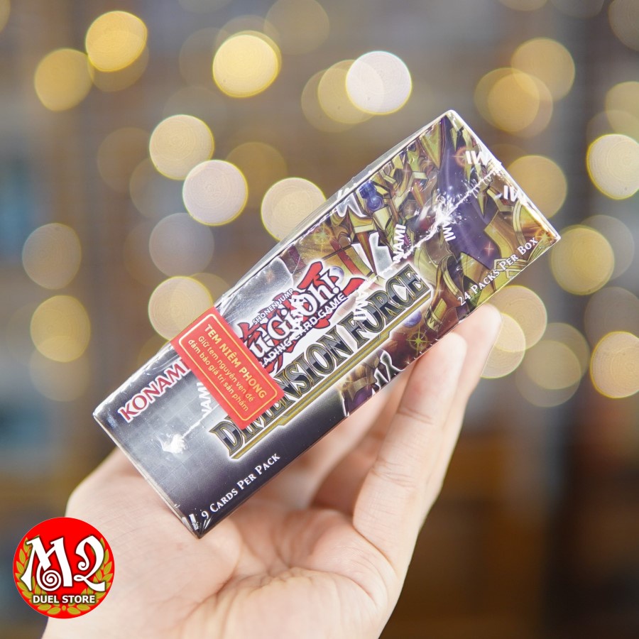 Hộp thẻ bài Dimension Force Booster Box Yugioh - Sealed 24 Packs - Nhập khẩu Anh Quốc UK