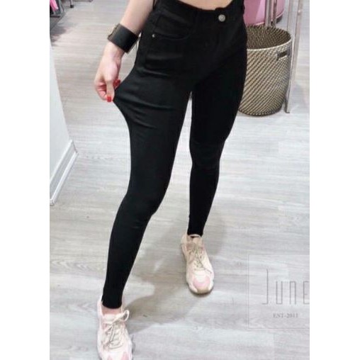 Quần jean skinny_quần bò giấy cạp cao tôn dáng B002