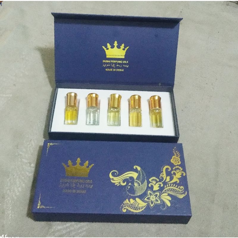 Combo 10 hợp set đựng 5 chai tinh dầu 3ml ,hộp màu sanh (hộp không kèm chai)