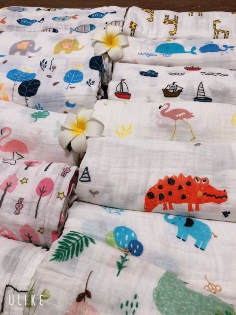 Khăn xô Kiluta/Aden and Anais 1m20 x1m20- 100% cotton Hàng phân phối độc quyền