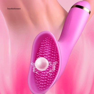 BOYS Female Rechargeable 10 Frequency Nipple Clit Sucker Tongue Licking Vibrator