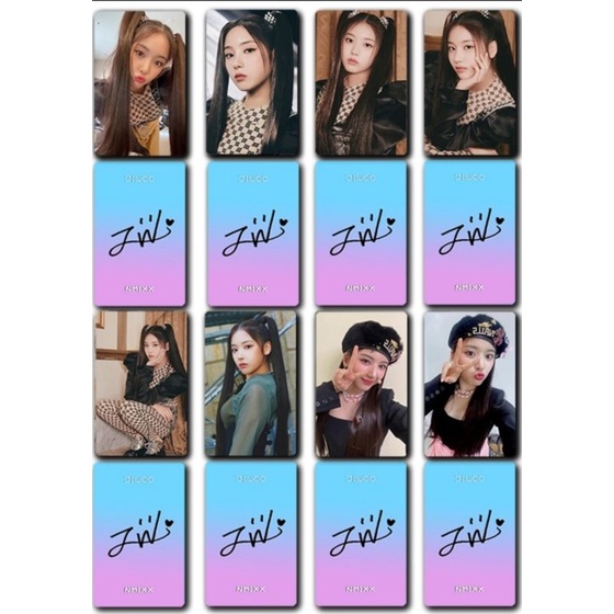 [Mua 2 giảm 30k, mua 3 tặng 1] Set card chữ kí Jiwoo NMIXX