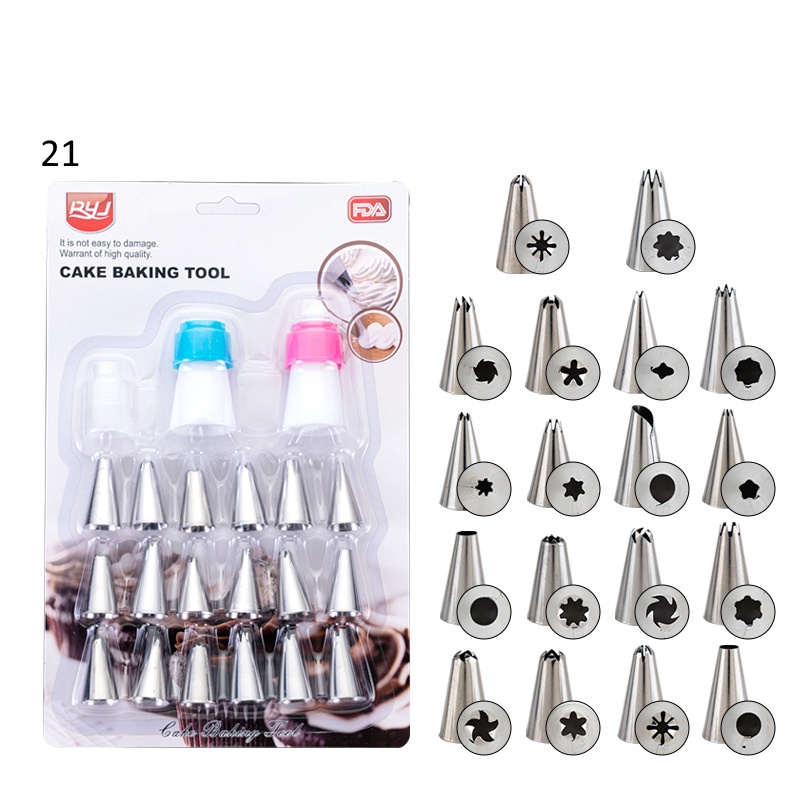 Bộ đui bắt kem, Bộ dụng cụ trang trí bánh kem