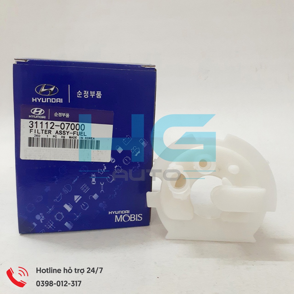 Lọc nhiên liệu (lọc xăng) dành cho xe Kia Morning (mã OEM 31112-07000) -Hgauto