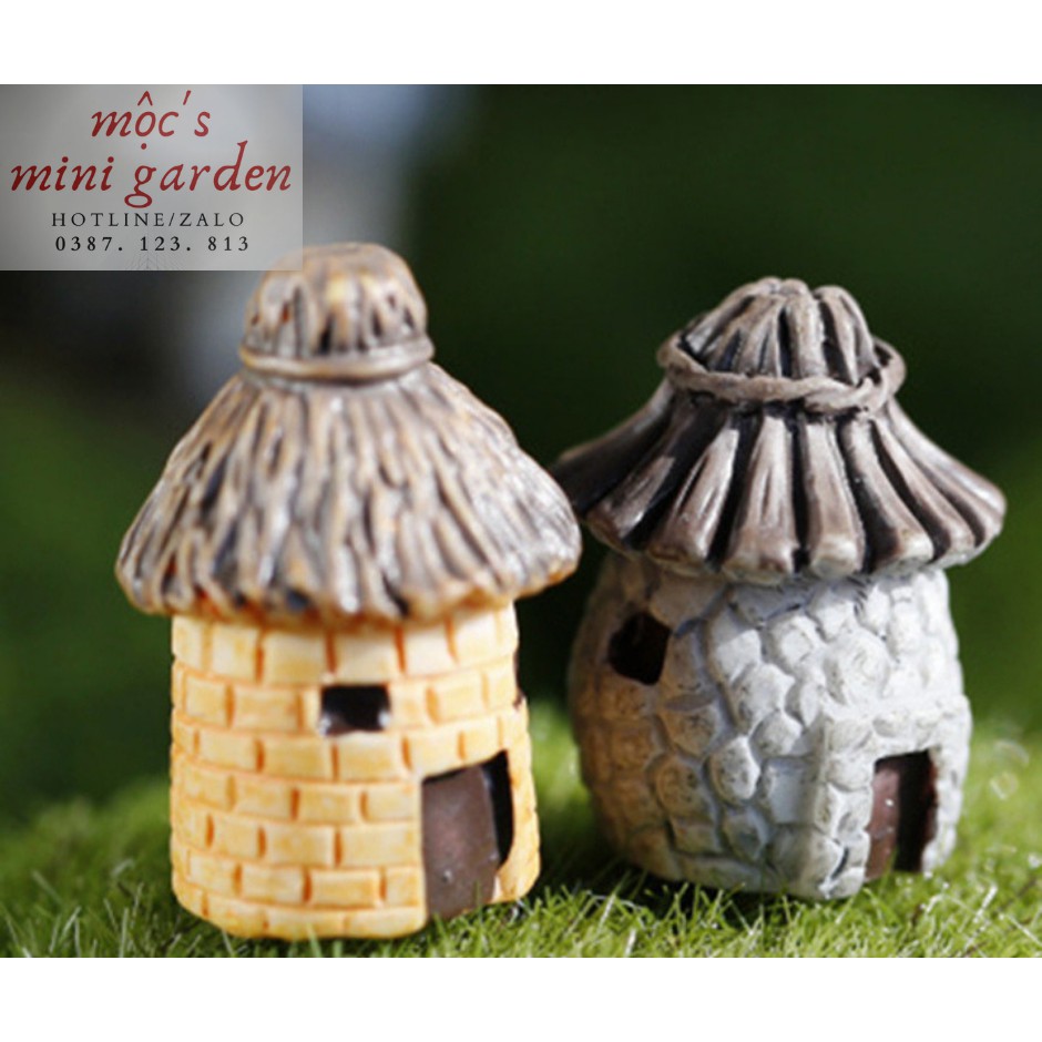 Nhà Rơm Nông Dân | Phụ Kiện Tiểu Cảnh | NH215 || Mocminigarden