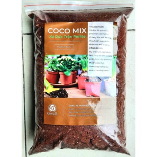 COCO MIX GIÁ THỂ XƠ DỪA TRỘN PERLITE TÚI 5dm3