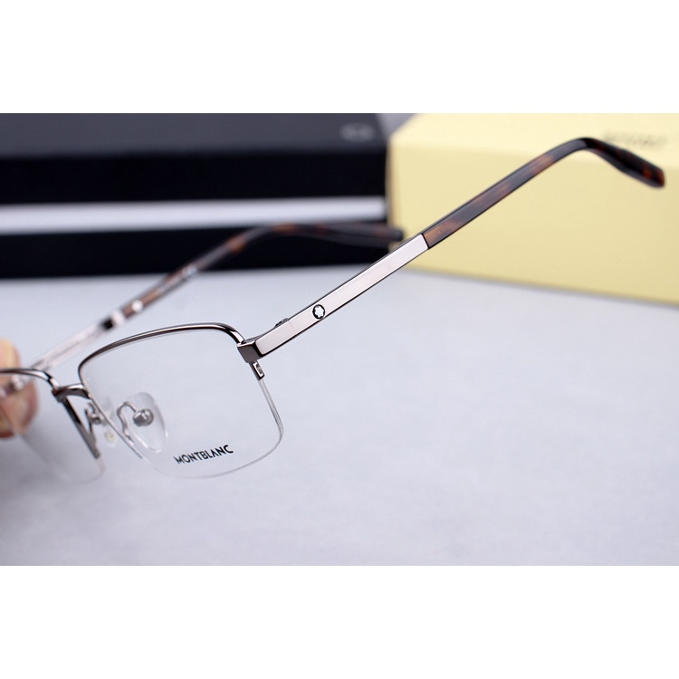 Gọng kính  nam - Lão, Viễn, Cận thị Montblanc MB0200 Tròng Uvblue  - Khung hợp kim. Gọng hộp lò xo