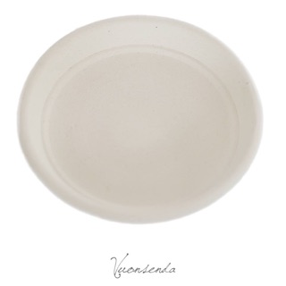 Đế lót chậu trắng lớn 14cm