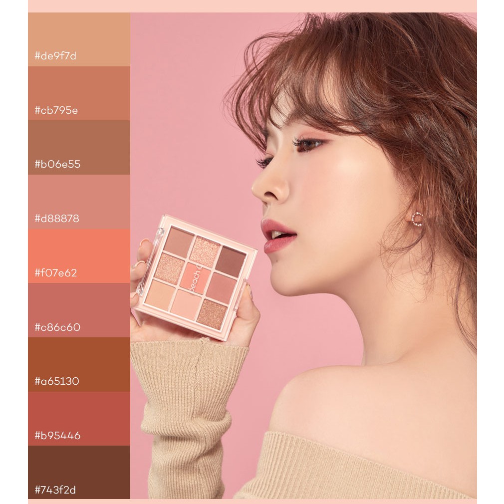 BẢNG PHẤN MẮT 9 Ô PEACH SOFT MOOD EYESHADOW PALETTE🍑