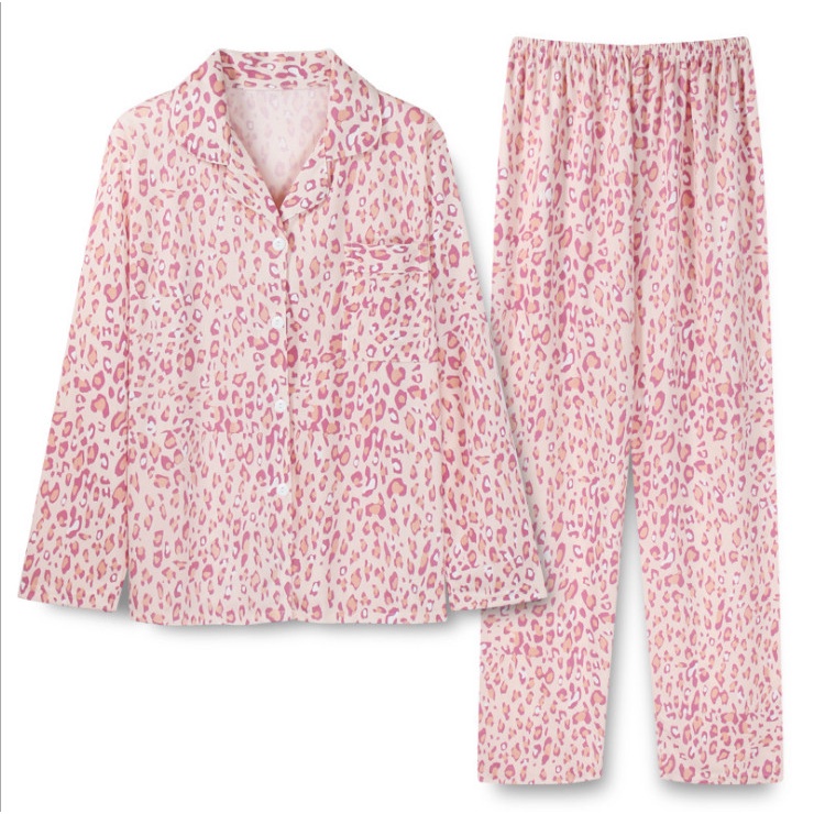 Đồ bộ nữ LookBook dài tay mặc nhà chất cotton sữa hàng chuẩn Quảng Châu