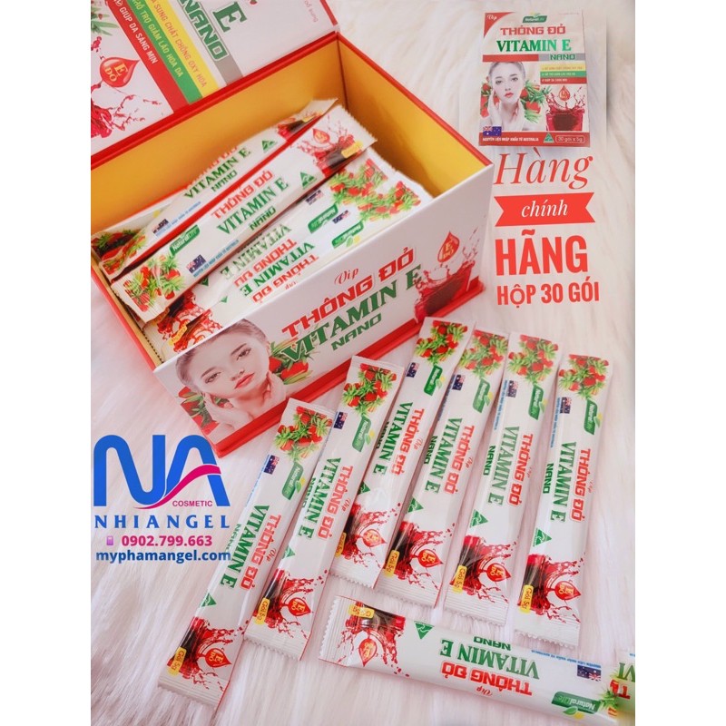 THÔNG ĐỎ— VITAMIN- E ĐẸP DA