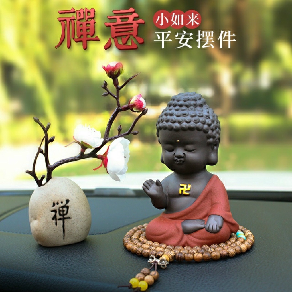 Tượng phật thích ca mẫu ni chuỗi tràng hạt để taplo oto