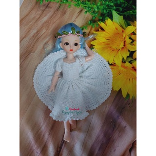 Váy len xòe cho búp bê Baboliy cao 30cm