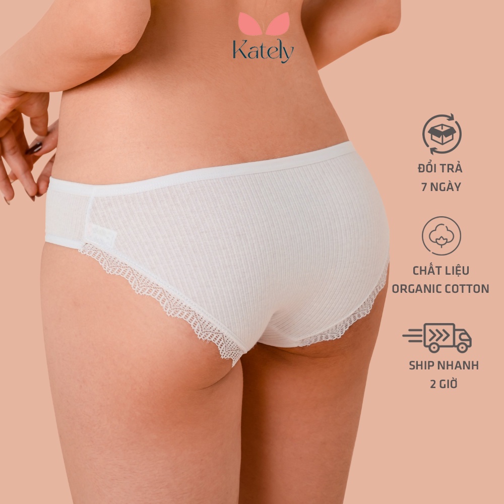Quần lót nữ sợi tăm Kately siêu thấm hút kháng khuẩn thoáng mát an toàn thoải mái cho phụ nữ QLA7722