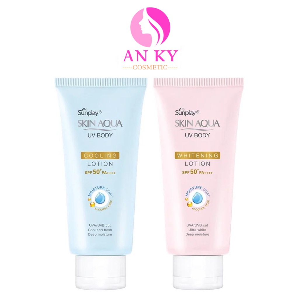 Kem chống nắng dưỡng thể trắng mịn Sunplay Skin Aqua UV Body Lotion SPF 50+ PA++++,150g