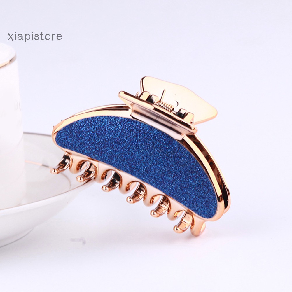 Kẹp Tóc Nhựa Màu Trơn Thời Trang Cho Nữ