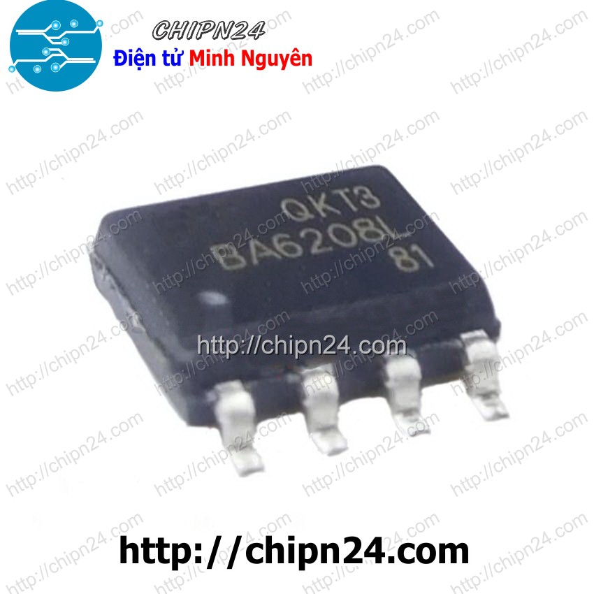 [1 CON] IC BA6208 SOP-8 (SMD Dán) (BA6208L 6208)