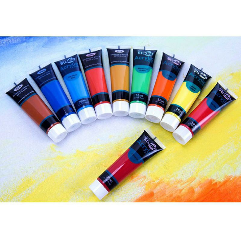 Màu Vẽ Tranh, Vải, Túi, Áo, Mọi Chất Liệu MONT MARTE ÚC, 75ml