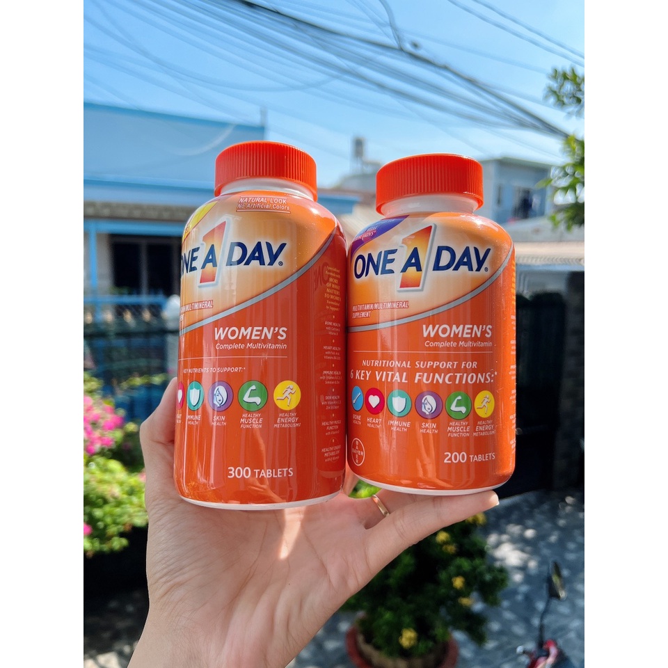 Viên uốn g One A Day Women 200 viên 300 viên DATE 9/2024