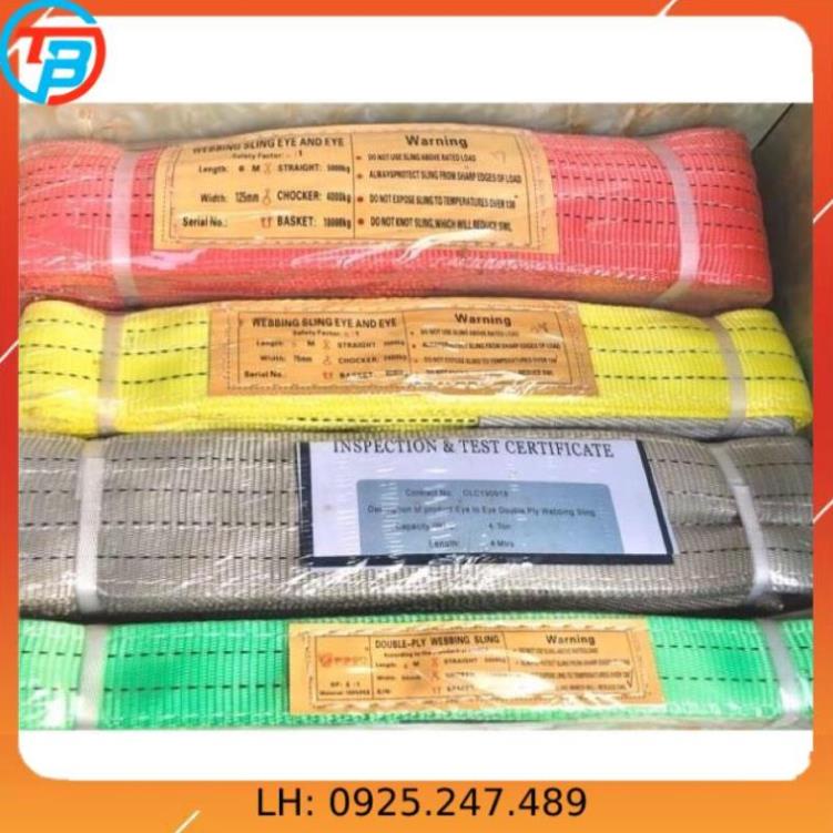 Cáp vải đỏ cẩu hàng 5 tấn 5m ❌❌