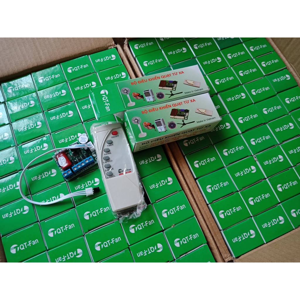 Bộ Mạch và Điều Khiển từ Xa ứng dụng lắp cho các loại quạt thường  QT-311